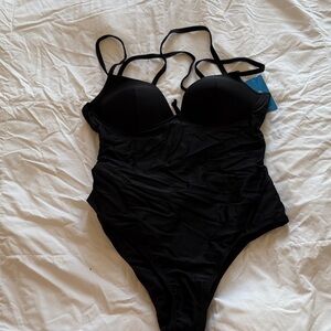 Elegant Black Women's Swimsuit